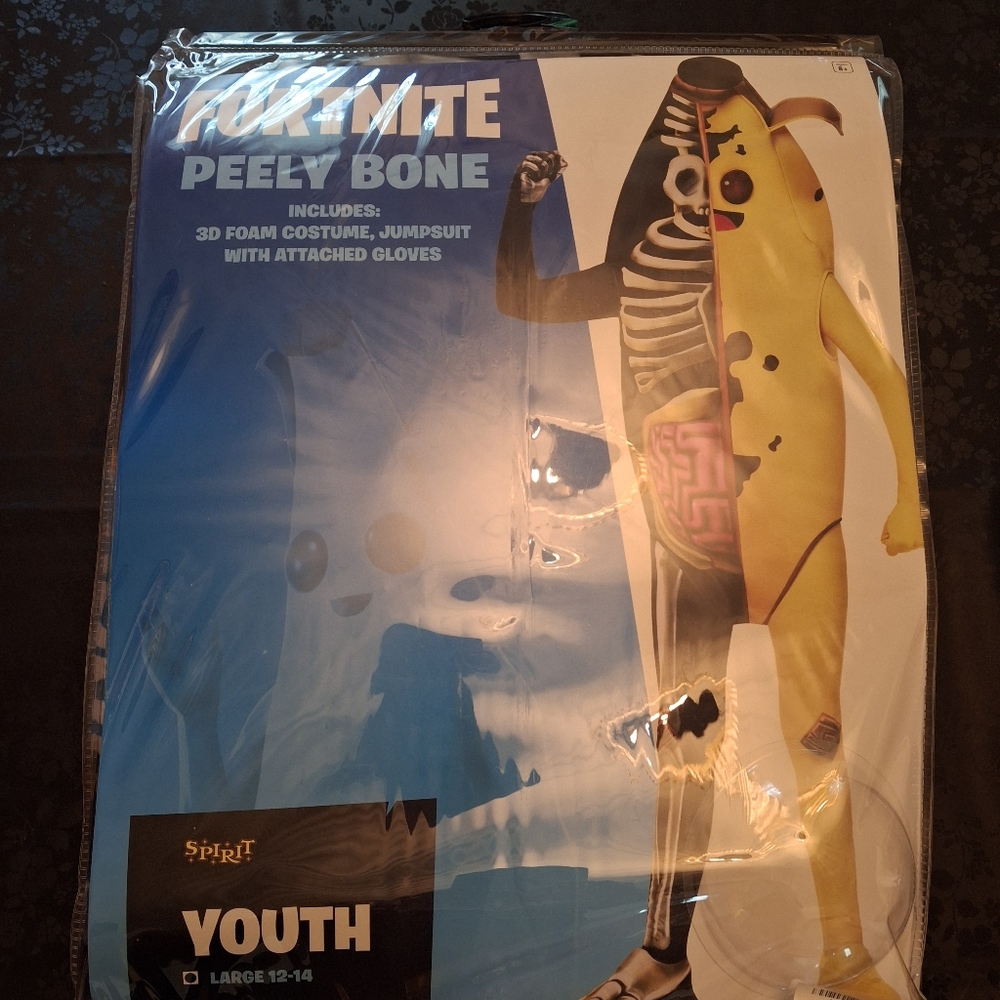 Spirit Yellow and Black Peely Bone Costume